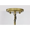 thumbnail image 3 of Nuvo Lighting Lakeshore 1 Light Small Pendant - Natural Brass Finish - White Opal Glass - Natural Brass, 3 of 15