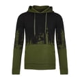 thumbnail image 3 of Musuos Men's Hood Sweatshirt, 3D Printed Long Sleeve Loose Hoodies with Kangaroo Pocket for Autumn Winter, 3 of 6