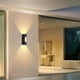thumbnail image 4 of Aplique LED de pared para exterior de 10 W, IP65, resistente al agua, moderno aplique de pared metálico para exterior, luz interior/exterior para patio, jardín, terraza, cerca de la pared, patio, vill, 4 of 5