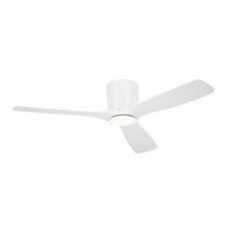 3 Blade Ceiling Fan with Light Kit in Modern Style-10.5 inches Tall and 54 inches Wide-Matte White Finish Bailey Street Home 147-Bel-4952499