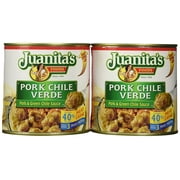 Juanita's CHILE VERDE Pork & Green Chile Sauce 25oz (2 Cans)