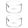 thumbnail image 1 of Platos de Cristalización QWORK 500 mL de Vidrio Borosilicato 3.3, Paquete de 2, 1 of 8