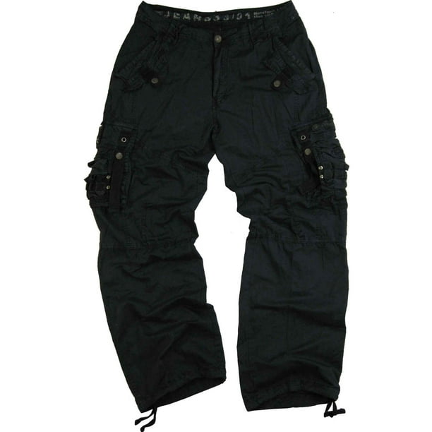 mens cargo pants navy