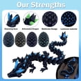 thumbnail image 4 of "3D Printed Luminous Dragon Egg Models,Flexible Joint Animal lacertid Figurines, Stress Relief, Fidget restlessness,Surprise Fantasy Gifts, 4 of 7