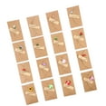 thumbnail image 4 of 16PCS Vintage Kraft Paper Greeting DIY Handmade Dried Flower Wish Thank You For Mom Teacher Friends Familes New Year Christmas Gift Cards Large Size (Random Style), 4 of 8