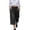 #03Black, variant on Womens High Waisted Wide Leg Cropped Pants Loose Fit Ankle Palazzo Trousers for Women with Pockets Casual Brown M