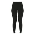 thumbnail image 3 of No Boundaries Faux Sueded Ankle Leggings, 27.5”Inseam, 1 or 2-Pack, Women's & Women's Plus Sizes XXS-4X, 3 of 7