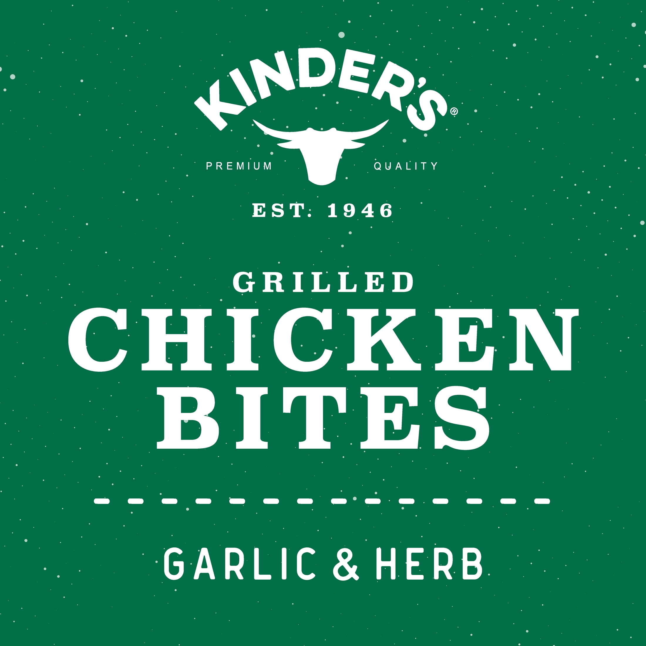 Kinder's Restaurant-Style Grilled Garlic & Herb Boneless Chicken Bites, 17.5 oz (Frozen)