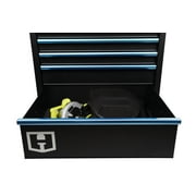 Hart 36-In W x 24-In D 5-Drawer Mobile Tool Chest Workbench W/ Wood Top, Garage Use