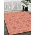 thumbnail image 3 of Ahgly Company Machine Washable Indoor Square Transitional Bright Orange Area Rugs, 8' Square, 3 of 7