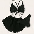 thumbnail image 4 of Trajes de baño para mujer Traje de baño de tres piezas para mujer con cordón Traje de baño de dos piezas para playa Trajes de baño para mujer Trajes de baño para mujer Trajes de baño de moda de playa, 4 of 7
