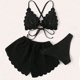 thumbnail image 4 of Trajes de baño para mujer Traje de baño de tres piezas para mujer con cordón Traje de baño de dos piezas para playa Trajes de baño para mujer Trajes de baño para mujer Trajes de baño de moda de playa, 4 of 7