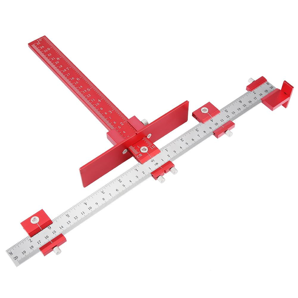Tebru Template Jig Tool, Handle Template Tool, Aluminum Alloy