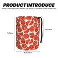 thumbnail image 3 of Wukai Tomatoes Print Car Trash Can - Easy to Clean Hanging Garbage Bin - Removable Liner - Leak-Car Garbage Can - Waterproof Trash Can for Car and SUV, 3 of 7