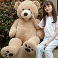 thumbnail image 5 of MaoGoLan 51" Giant Teddy Bear with Big Footprints Stuffed Animals Plush Toy, 5 of 7