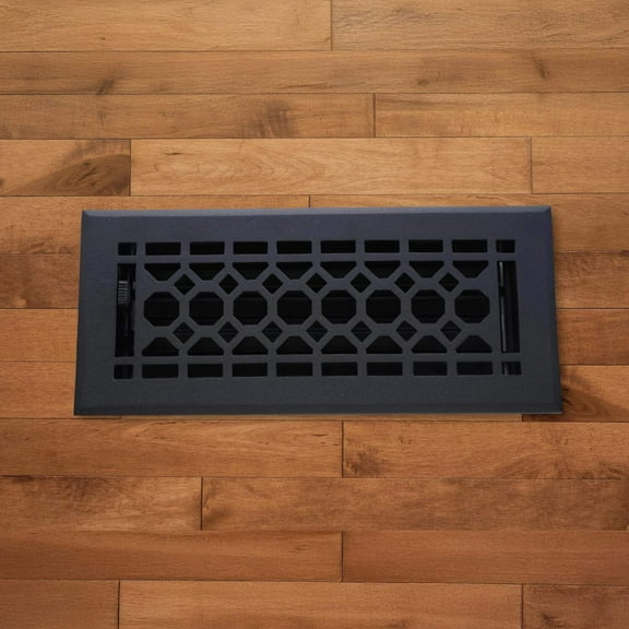 Cast Iron Honeycomb Vent Covers - Black