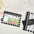 thumbnail image 2 of FORMRS 2 Pack Pencil Pouch for 3 Ring Binder with Clear Window Zipper Case, Black and White Geometric, 2 of 6