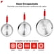 thumbnail image 5 of Bogner Set De 3 Sartenes De Acero Inoxidable Con Recubrimiento Antiadherente BFPR06, 5 of 9