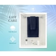 thumbnail image 6 of 100% Cotton Hand Towels - Pack of 6, Extra Soft & Fluffy, Quick Dry & Highly Absorbent, Hotel Quality Towel Set, Navy Blue - 16" x 28", 6 of 9