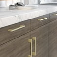 thumbnail image 5 of Richelieu BP8160128160 5" Center To Center Handle Cabinet Pull - Brass, 5 of 7