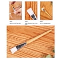 thumbnail image 4 of 10pcs  Mask Brush with Wooden Handle Soft Fiber Wool Hair Facial Mask Brush Facial Mask Mud Applicator Mixing Tool Skin Care, 4 of 6