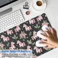 thumbnail image 4 of Long Mouse Pads for Desk,Black Cartoon Unicorn Floral Pattern Desk Mats on Top Of Desks, Desk Mouse Pad Extra Large with 3mm Non-Slip Base and Stitched Edge for Gaming,Office,Work,Home 31.5"x11.8", 4 of 6