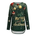 thumbnail image 5 of Winter Saving Talove Long Sleeve Shirts for Women Graphic Printed Sweatshirt Women Fall Clothes Fall Outfits Clothes Womens Tops Plus Size Dressy Christmas Shirts, 5 of 5