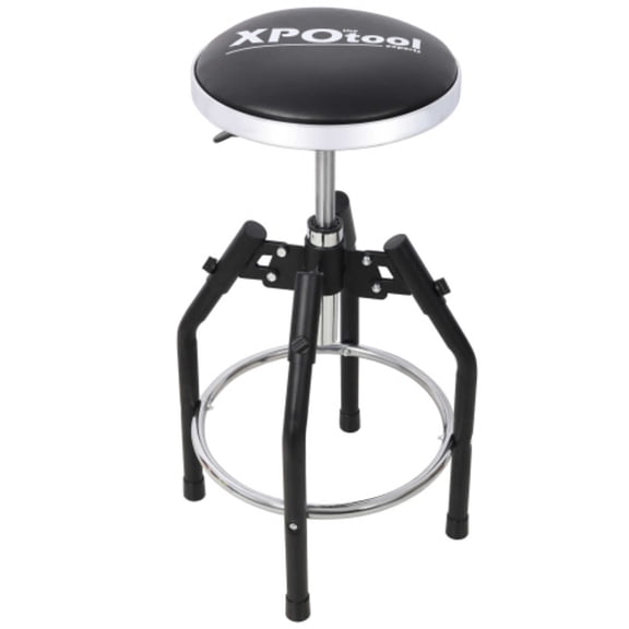 Heavy Duty Adjustable Hydraulic Shop Stool,Adjustable Mechanic Stool,Foot Rest Stool,360Â° Swivel