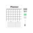 thumbnail image 2 of colgante, pizarra de lista de tareas, planificación con marcador, calendario de pizarra acrílica para proyectos, notas, cocina, Pequeño Sunnimix Planeador semanal, 2 of 8