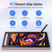XPPen Artist 16 2nd Gen Graphic Tablet with 15.4 inch FHD Screen, 94% Adobe RGB, X3 Smart Chip, Latest Art Drawing Pen Tablet with Display (Black)