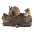 thumbnail image 4 of Ebros Helix Shell Snail By Mushrooms On Trunk Log With Slow Down Enjoy Sign, 4 of 6