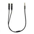 thumbnail image 1 of -Headset Adapter Y Splitter Jack Cable Headsets Splitter Adapter Headphone 3.5mm Splitter Mic Cable with Separate Microphone Audio Headphone, 1 of 7