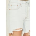 thumbnail image 2 of Levi's Women's 501&Reg; Fade Off Light Wash High Rise Mid Thigh Denim Shorts Light Wash 29, 2 of 4