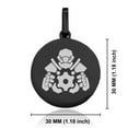 thumbnail image 2 of Stainless Steel Mechanist Fantasy Class Round Medallion Pendant Necklace, 2 of 3