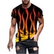 thumbnail image 1 of Camisas de Manga Larga para Hombres Blusa de Cuello Redondo de Impresión Cómoda, Camisa Casual de Poliéster para Uso Diario, de Fiesta Y de Primavera de Verano, 1 of 5