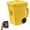 Yellow, variant on Ceramic Trash Can Coffee Mug with Lid, Funny Garbage Bin Novelty Mug, Waste Classification Desk Cup for Home, Office and Gifts