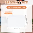 thumbnail image 2 of Uxcell 100Pcs Cinta Doble Cara Alta Resistencia, Tiras Adhesivas Transparentes Removibles para Colgar Imágenes, Cinta Adhesiva de Montaje para Pared y Manualidades, 2 of 5