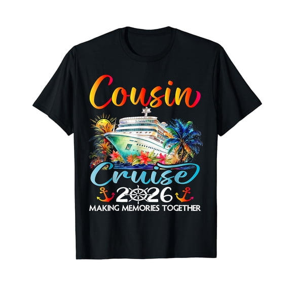 Cousins Cruise 2026 Cruising Cousins Vacation Trip Matching T-Shirt