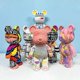 thumbnail image 5 of Oso de violencia fluido gigante Amor de dibujos animados Oso violento Bearbrick Color Modelo Bloque de construcción Micro Ladrillos de diamante Juego de regalo de juguete para niños M6883-Y, 5 of 5
