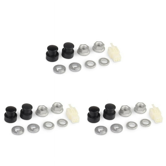3X E-Bike Electric Bicycle Hub Motor Axle Front Lock Nut /Lock Washer /Spacer /Nut Cover with 12mm Shaft