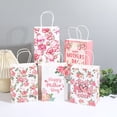 thumbnail image 2 of 1PC Floral Paper Gift Bags, Spring Paper Flower Bag with Handles, Summer Party Favor Bag for Mother's Day, 2 of 5