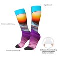 thumbnail image 4 of Pofeuu Lizard With Sunglasses Colorful Print Stockings, Adult Running Hiking Socks for Youth and Adult, 4 of 6