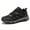 Black, variant on WEAIXIMIUNG Mens Sneakers Size 13W Men's Fashion Lace Up Leather Sneakers Casual Comfortable Hiking Shoes Shoes