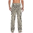 thumbnail image 4 of FORMRS Mens Pajama Pants with Pockets Sleepwear Lounge Bottoms Sizes S-2XL, Black Lines, 4 of 7