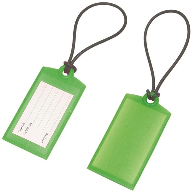 Debco LT4998 Silicone Luggage Tag - Green - Walmart.com