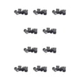 thumbnail image 2 of Eigraketly 4 piezas tapas de válvula de neumático de coche llanta de bandera de aleación de aluminio manga de aire cubierta a prueba de polvo Negro 10piezas, 2 of 6