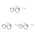 thumbnail image 3 of Sonducket 1 par de gafas de Metal para mujer, estilo y sencillo, reemplazo decorativo elegante, HD, gafas universales para mujer, negro y dorado Type1 NO1, 3 of 6