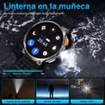 thumbnail image 4 of Reloj Inteligente Hombre Militar Linterna Llamada Smartwatch, 4 of 8