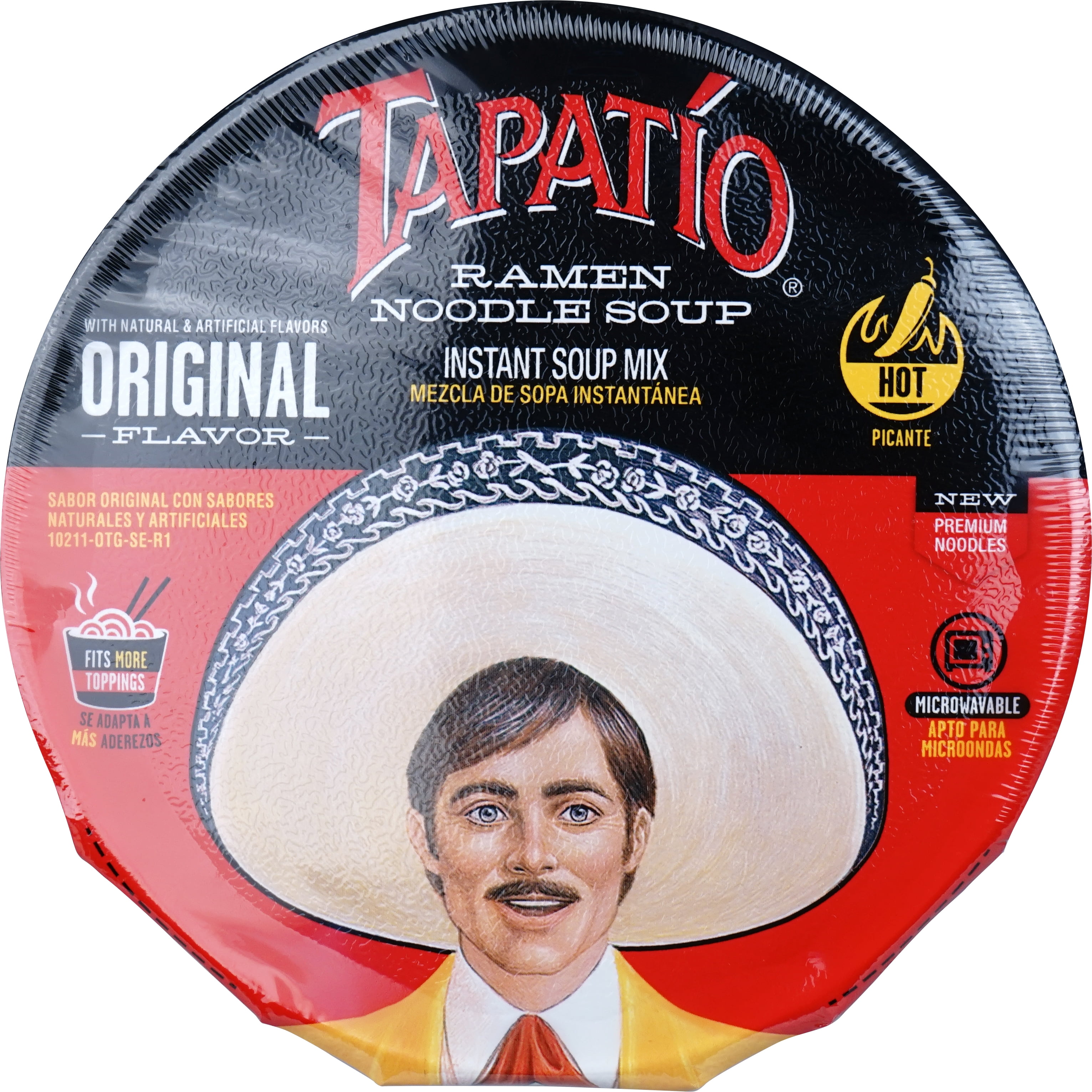 (6 pack) Tapatio Spicy Ramen Original Bowl, 3.8 oz