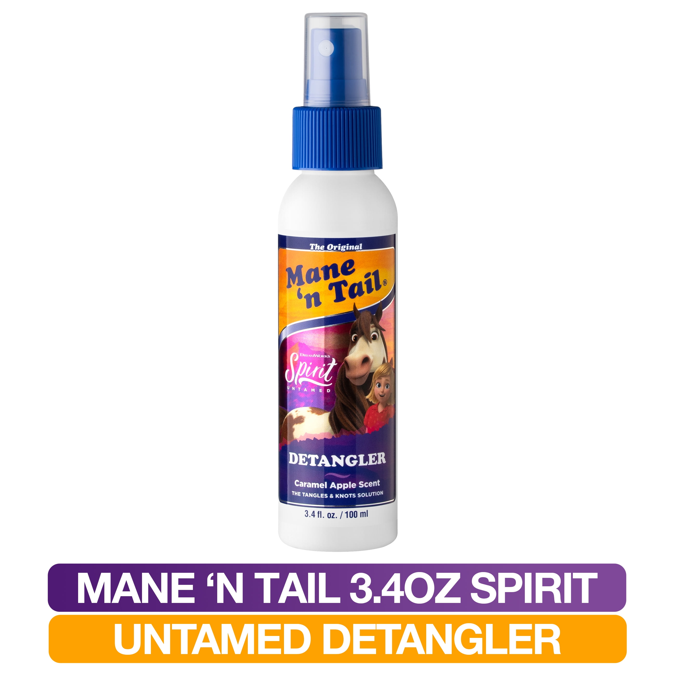 Mane and top tail dog detangler